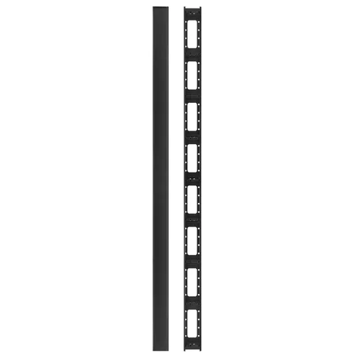 Вертикальный кабельный организатор с крышкой, 95х70мм, 42U