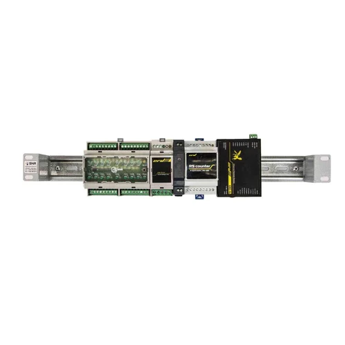 Горизонтальный кронштейн 19" с Din-рейкой, 1U, глубина 60 мм, без крышки, RAL7035