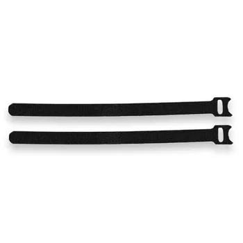 Хомут многократного использования Velcro®, 150мм, с мягкой застежкой, чёрные, 10шт.