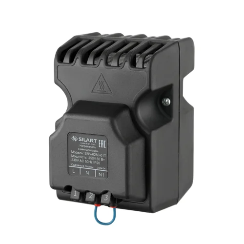 Нагреватель с вентилятором SILART, 250 Вт 230 V AC SNV-6250-01T
