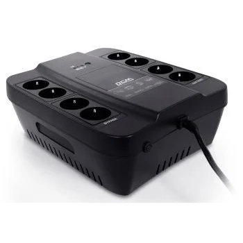 Источник бесперебойного питания Powercom SPIDER, Интерактивная, 900 ВА / 540 Вт, Tower, Schuko, LCD, Serial+USB, USB