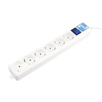 Фильтр-удлинитель, PC PRO, 3м, 6р, бел. 16А