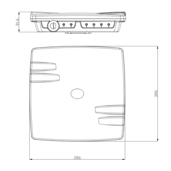Антенна секторная ITElite 2.4ГГц, MIMO 2x2, 14дБи