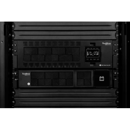 Источник бесперебойного питания Systeme Electric Smart-Save Online SRV 10000 ВА, монтаж в стойку 5U, 230 В, 1:1, клеммный вход/выход