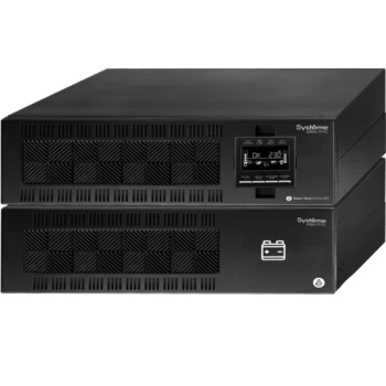 Источник бесперебойного питания Smart-Save Online SRV Systeme Electric 10000 ВА, монтаж в стойку 6U, 230 В, 1:1, клеммный вход/выход, SmartSlot, LCD,