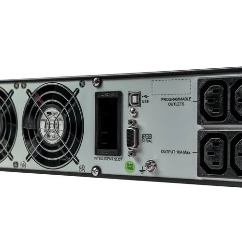 Источник бесперебойного питания Smart-Save Online SRV Systeme Electric 1000 ВА, конвертируемый форм-фактор 4U, 230 В, 6 розеток IEC C13, SmartSlot