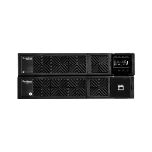 Источник бесперебойного питания Smart-Save Online SRV Systeme Electric 6000 ВА, конвертируемый форм-фактор 4U, 230 В, 1:1, клеммный вход/выход, SmartS