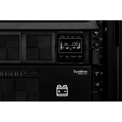 Источник бесперебойного питания Smart-Save Online SRV Systeme Electric 6000 ВА, конвертируемый форм-фактор 5U, 230 В, 1:1, клеммный вход/выход, SmartS