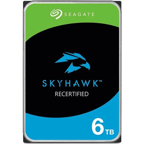 Жесткий диск Seagate SATA-III 6TB ST6000VX008 Surveillance Skyhawk 4KN (5400rpm) 256Mb 3.5"
