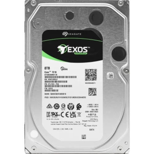 Жесткий диск Seagate SATA-III 8Tb ST8000NM017B Exos 7E10 (7200rpm) 256Mb 3.5"
