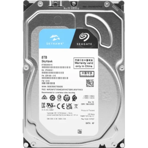 Жесткий диск Seagate SATA-III 8Tb ST8000VX010 Video Skyhawk (7200rpm) 256Mb 3.5"