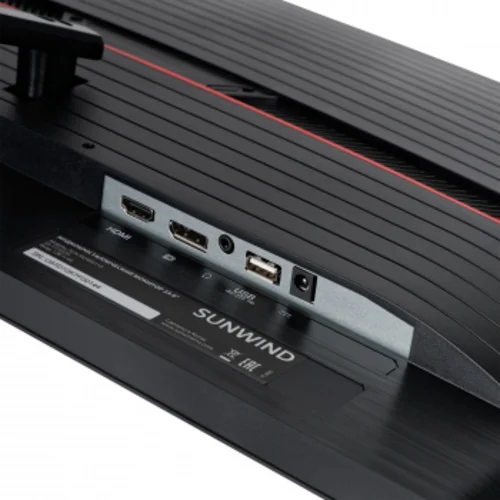 Монитор SunWind 23.8" SUN-M24BG110 черный VA LED 16:9 HDMI матовая 250cd 178гр/178гр 1920x1080 165Hz