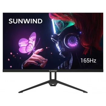 Монитор SunWind 27" SUN-M27BA107 черный IPS 16:9 HDMI матовая 300cd 178гр/178гр 1920x1080 165Hz G-Sy