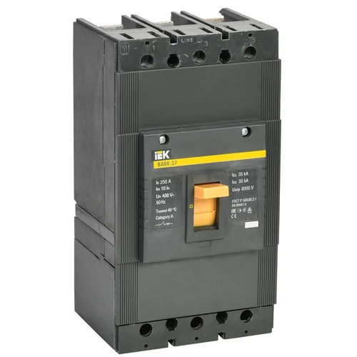 Выключатель автоматический 3п 250А 35кА ВА 88-37 IEK SVA40-3-0250