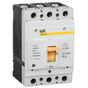 Выключатель автоматический 3п 400А 35кА ВА44-37 IEK SVA4410-3-0400-35
