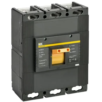 Выключатель автоматический 3п 630А 35кА ВА 88-40 IEK SVA50-3-0630