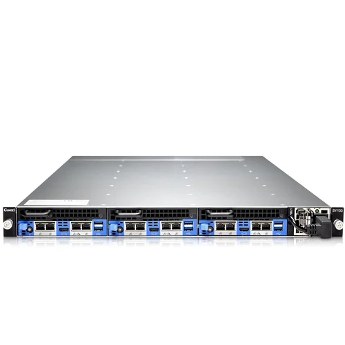 Серверная платформа 1U Barebone ,3*Nodes,6*HDD trays,Single Socket Xeon LGA1150 E3-1200v3/v4MB,500W DELTA PSU,Heatsink,Slide Rail
