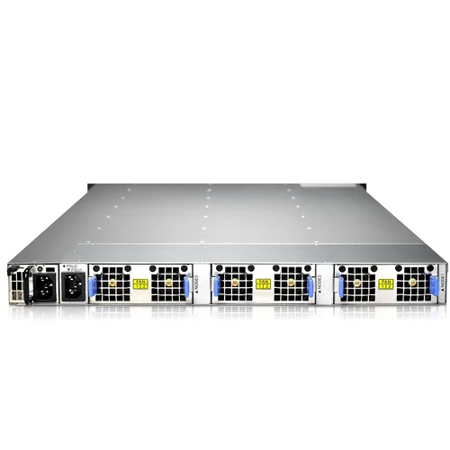 Серверная платформа 1U Barebone ,3*Nodes,6*HDD trays,Single Socket Xeon LGA1150 E3-1200v3/v4MB,500W DELTA PSU,Heatsink,Slide Rail