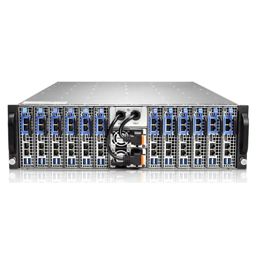 Серверная платформа Gooxi 3U SY312-S24R-G3 12xNode, no CPU(LGA1151)/4*DDR4 ECC UDIMM/ C242 / no HDD(2)LFF/ 4xGE