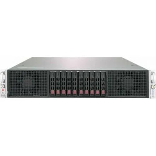 Платформа Supermicro 2U 2029GP-TR, до двух процессоров Intel Scalable, DDR4, 10x2,5" HDD SATA, 2 порта 1000Base-T, до шести графических ускорителей