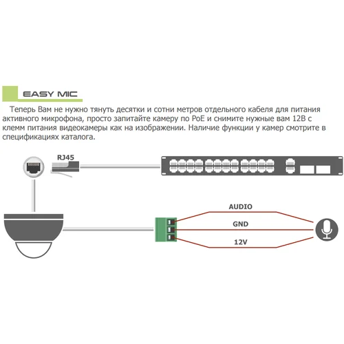 Микрофон активный Stelberry M-40