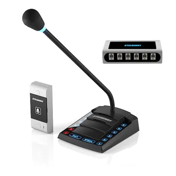 6-канальное переговорное устр-во Stelberry S-660 для АЗС класса «Клиент-Кассир» с функциями диспетч. связи, громкого оповещения и режимом «СИМПЛЕКС»