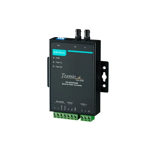 TCF-142-M-ST Преобразователь RS-232/422/485 в многомодовое оптоволокно MOXA
