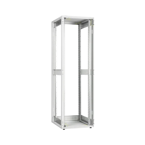Напольный шкаф серии Lite 19", 18U, стеклянная дверь, Ш600хВ900хГ800мм, в разобранном виде, серый