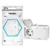 Розетка 2-м ОП Dita 16А IP54 250В с заземл. с крышкой бел. TOKOV ELECTRIC TKL-DT-R2Z-C01-IP54