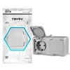 Розетка 2-м ОП Dita 16А IP54 250В с заземл. с крышкой сер. TOKOV ELECTRIC TKL-DT-R2Z-C06-IP54