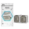 Розетка 2-м ОП Dita 16А IP54 250В с заземл. с прозр. крышкой сер.TOKOV ELECTRIC TKL-DT-R2Z-C06T-IP54