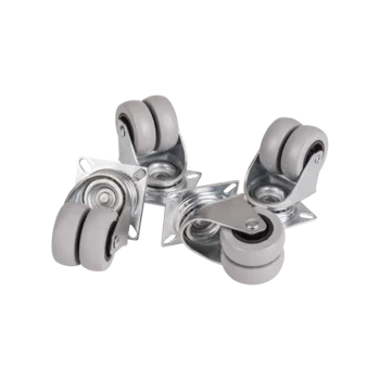 Ролики TLK поворотные для напольных шкафов, стоек TRD, уп-ка 4шт