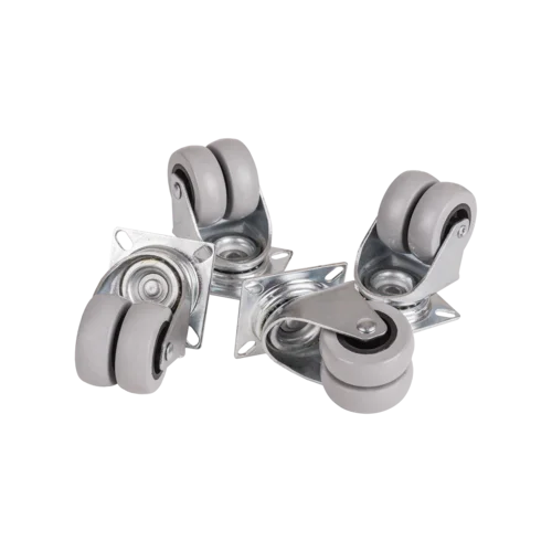 Ролики TLK поворотные для напольных шкафов, стоек TRD, уп-ка 4шт