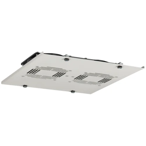 Вентиляторный блок TLK для шкафов серии TFI и TWI глубиной от 450 мм, 2 вентилятора с терморегулятором, без шнура питания, серый