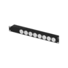 Блок электрических розеток TLK, 19", 8 гнезд "евророзетка", макс. нагрузка 10 А, без шнура питания, вход С14, с фильтром, без выключателя