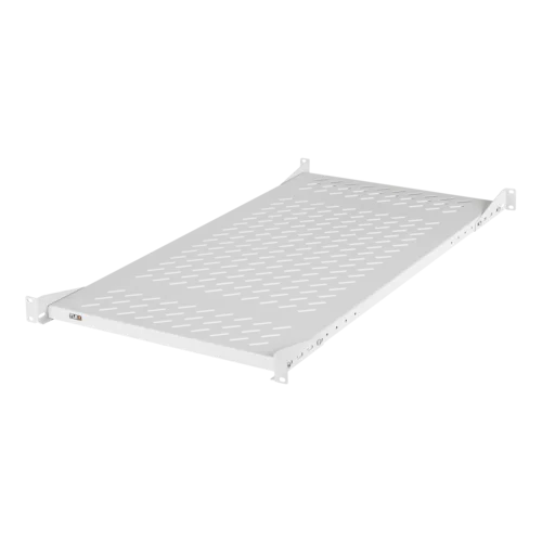 Полка стационарная усиленная TLK, 19", Ш437хГ860мм, для шкафа и стойки глубиной 1000мм, серая