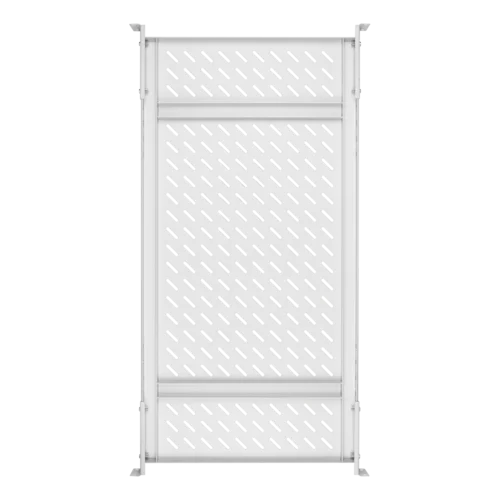 Полка стационарная усиленная TLK, 19", Ш437хГ860мм, для шкафа и стойки глубиной 1000мм, серая