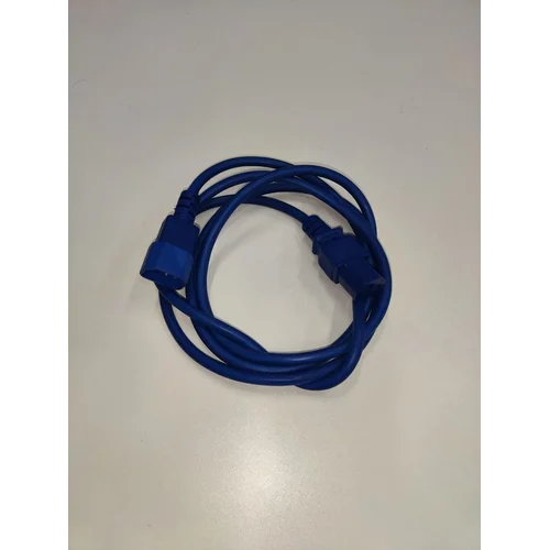 Шнур питания электрический силовой, серии TP-PC, IEC 60320 С13/IEC 60320 С14 прямой, 250B, 10A, 3х1.0 мм², 2 м, синий
