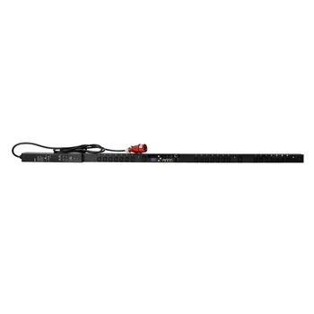 Блок розеток с функциями измерения каждой розетки серия PRO, 21xC13, 3xC19, вход IEC60309 3x16A (3P+N+PE)