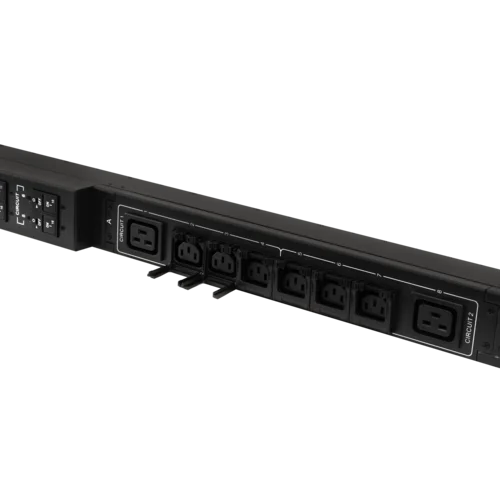 Блок розеток с функцией измерения серия STD, 20xC13, 4xC19, вход IEC60309 3x32A (3P+N+PE)