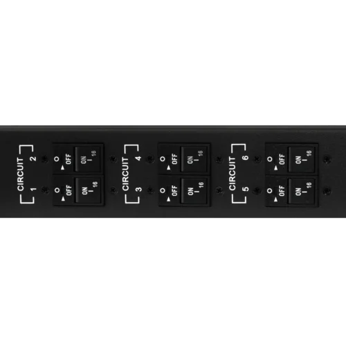 Блок розеток с функцией измерения серия STD, 20xC13, 4xC19, вход IEC60309 3x32A (3P+N+PE)