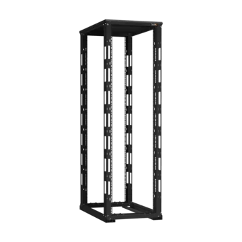 19" Монтажная стойка двухрамная 42U Ш600xГ1000мм, черная