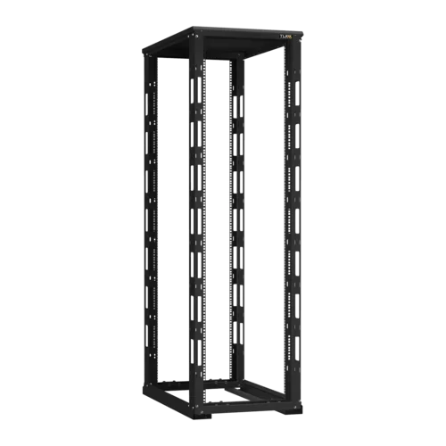 19" Монтажная стойка двухрамная 42U Ш600xГ1000мм, черная