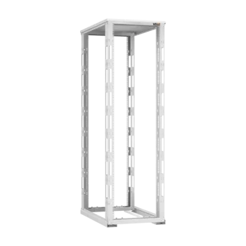 19" Монтажная стойка двухрамная 42U Ш600xГ1000мм, серая