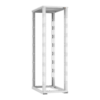 19" Монтажная стойка двухрамная 42U Ш600xГ1000мм, серая