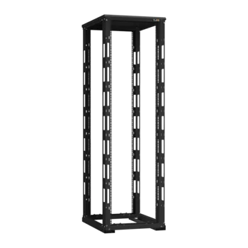 19" Монтажная стойка двухрамная 42U Ш600xГ800мм, черная