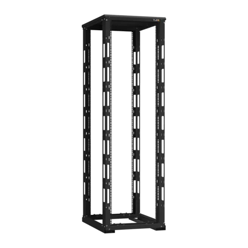 19" Монтажная стойка двухрамная 42U Ш600xГ800мм, черная