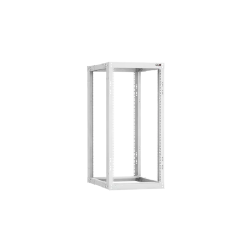 19" Монтажная стойка двухрамная раздвижная 24U Ш550хГ600-1000мм, серая