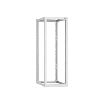 19" Монтажная стойка двухрамная раздвижная 33U Ш550хГ600-1000мм, серая