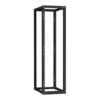 19" Монтажная стойка двухрамная раздвижная 42U Ш550хГ600-1000мм, черная